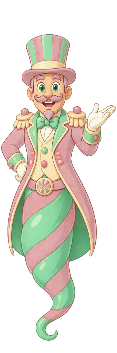 Sugar Rush Carnival — candy carnival ringmaster